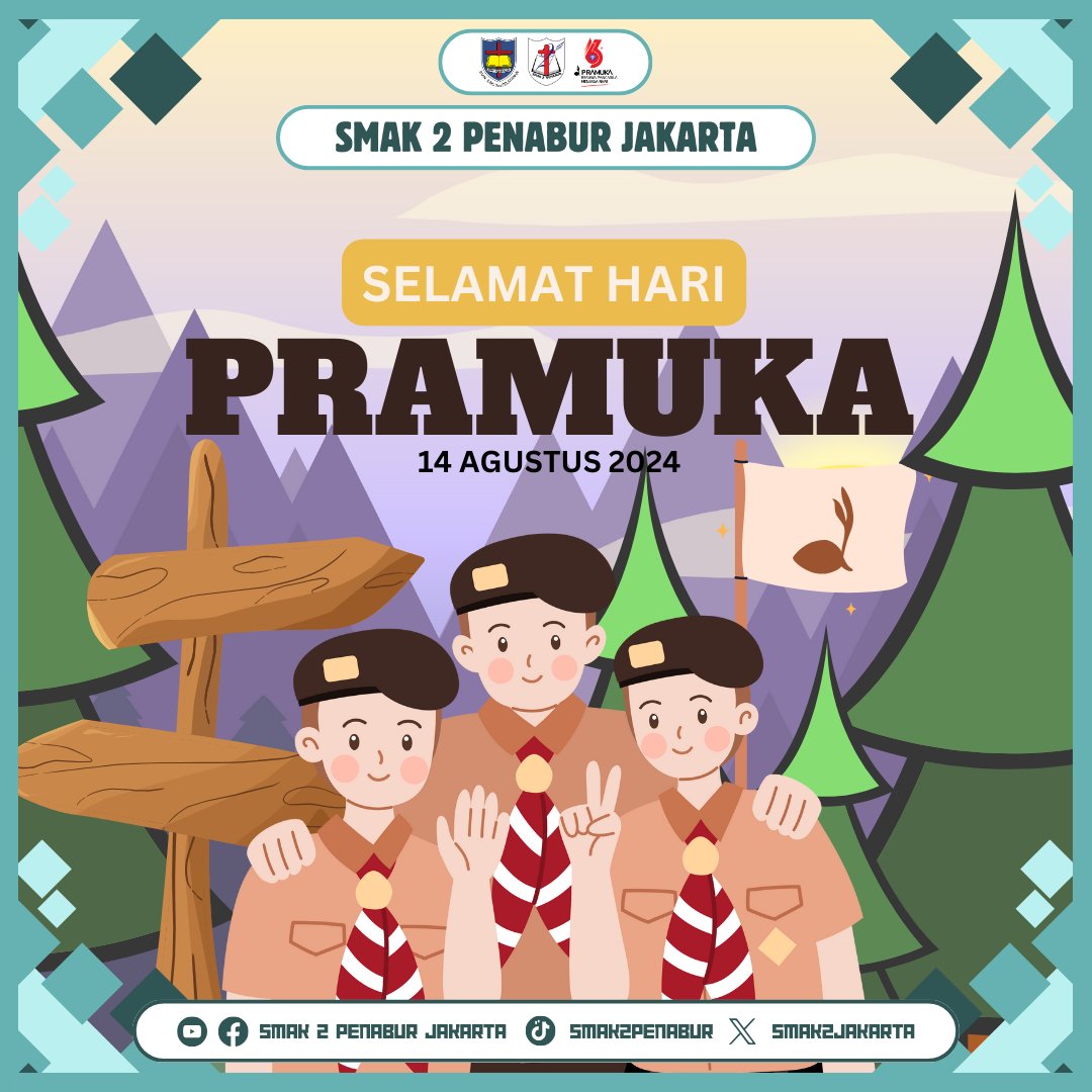 Selamat Hari Pramuka! ⛺️✨

Mari teruskan semangat kepramukaan yang menginspirasi kita utk selalu siap, setia, dan berani menghadapi tantangan. 

Mari kita bangun generasi muda yang tangguh, kreatif, dan berintegritas tinggi. Salam Pramuka! #HariPramuka #SalamPramuka #JayaPramuka