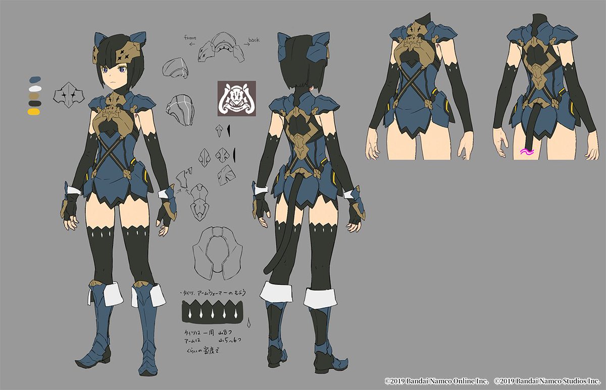 BLUEPROTOCOL_JP's tweet photo. 衣装設定画大公開！（3/4）
+:-:+:-:+:-:+:-:+:-:+:-:+:-+
現在開催中の各種ガシャで登場する衣装「エアリー」の女性タイプ3種類の設定画です！

▼販売期間
2024年8月28日メンテナンス開始まで

次回女性タイプを【8月18日16時】に紹介します！
#ブルプロ #BlueProtocol https://t.co/LEXg1DIwmZ