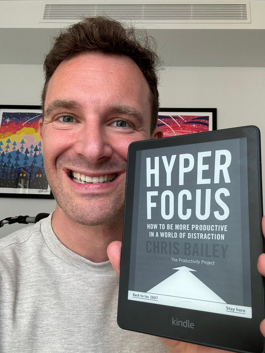 Rob Dix (@robdix) on Twitter photo It's 3 PM, you've been 'working' all day, and you've accomplished... absolutely nothing.
I had days like this, and it drove me nuts. Then I read “Hyperfocus” by <a href="/Chris_Bailey/">Chris Bailey</a>, and discovered the cause: I was misusing my brain.
The game-changer for me was understanding that we It's 3 PM, you've been 'working' all day, and you've accomplished... absolutely nothing.
I had days like this, and it drove me nuts. Then I read “Hyperfocus” by <a href="/Chris_Bailey/">Chris Bailey</a>, and discovered the cause: I was misusing my brain.
The game-changer for me was understanding that we