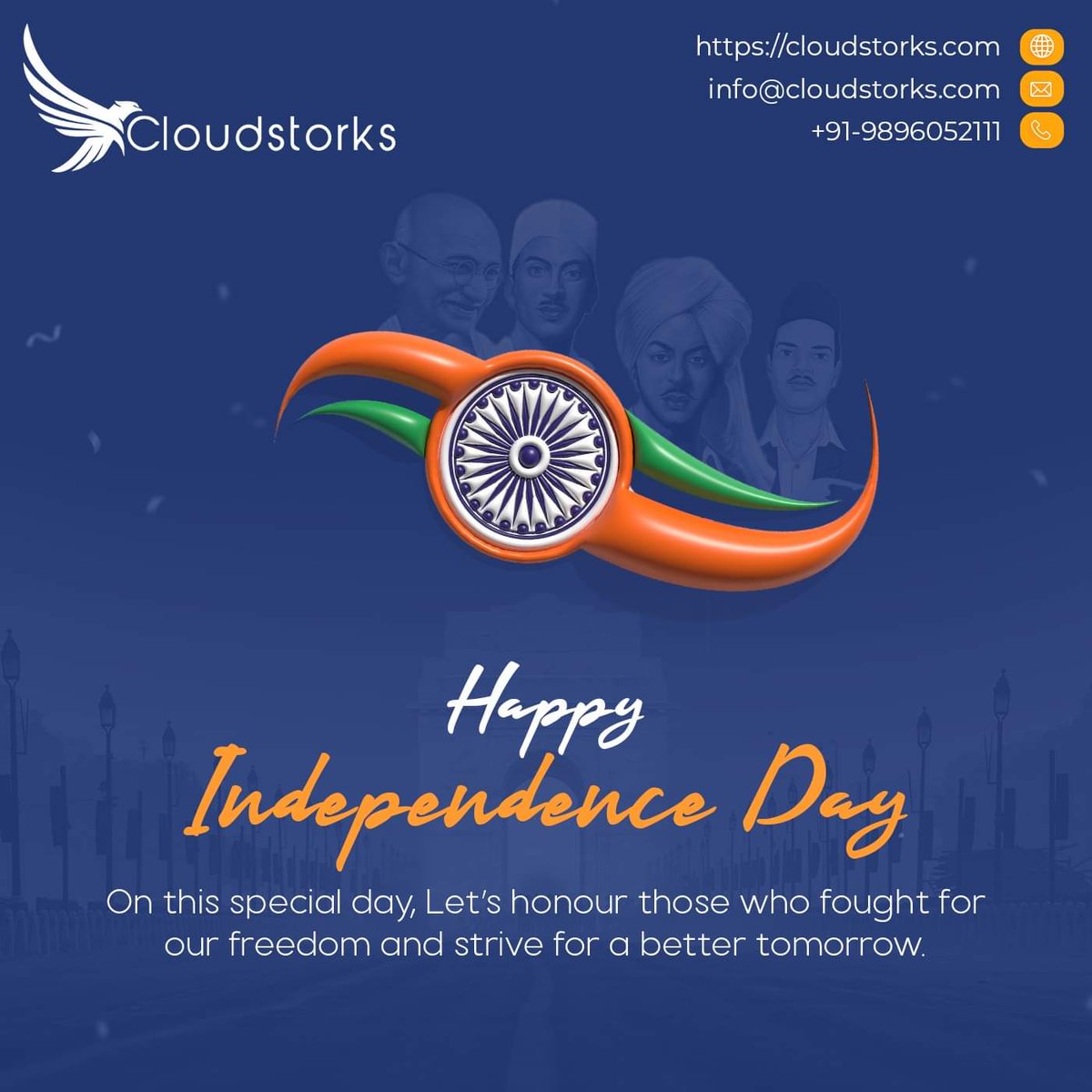 cloudstorks's tweet photo. 🇮🇳 Happy Independence Day 🇮🇳

Celebrating freedom and unity. Let’s honor our heritage and cherish our nation’s progress!

#IndependenceDay #India #August15 #cloudstorks #devops #cloudcomputing #devopsservice https://t.co/pjqNd5YENB