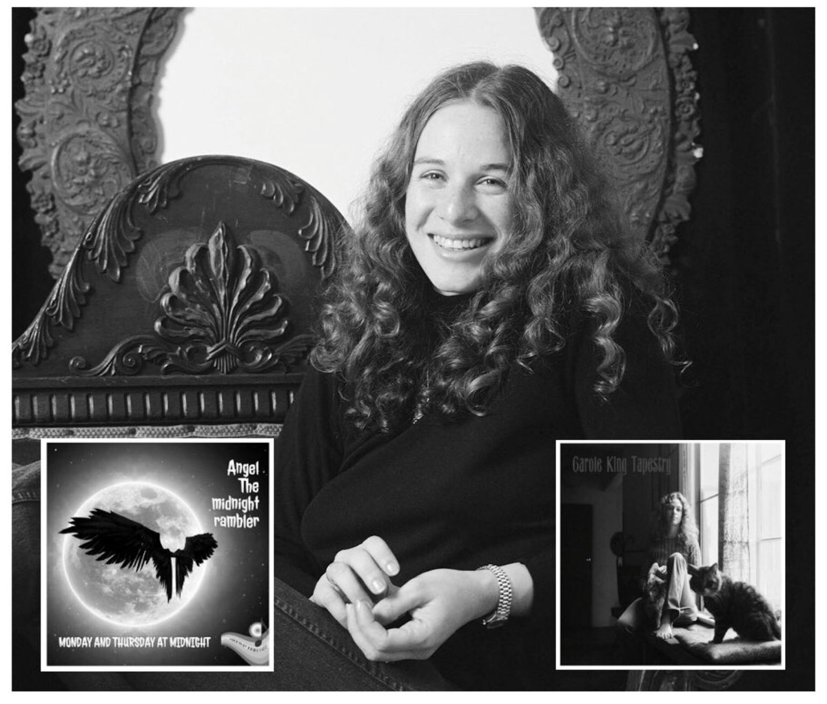 AngelVZant's tweet photo. Focusing on 2 of the biggest worldwide classic solo artists this week with my @medway_pride Rambles🥳Midnight tonight see’s a focus on the legendary “Tapestry” by  Carole King 💕plus other great music from 1972 and all On-Demand🥳
https://t.co/e9PNMl6X8X… #MidnightRambleNo280 https://t.co/IIa85fSmrm