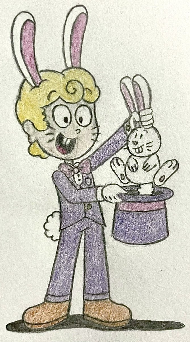 JJSponge120's tweet photo. Day 14 of Aftermath August 2024 - Magic
My OC Tricky pulls a rabbit out of his hat.
Aftermath August 2024 prompts by @BIO6751. #AftermathAugust #AftermathAugust2024 #Magic #Rabbit #Hat #Tricky #OC #JJSponge120 https://t.co/aJ79vX6OQs