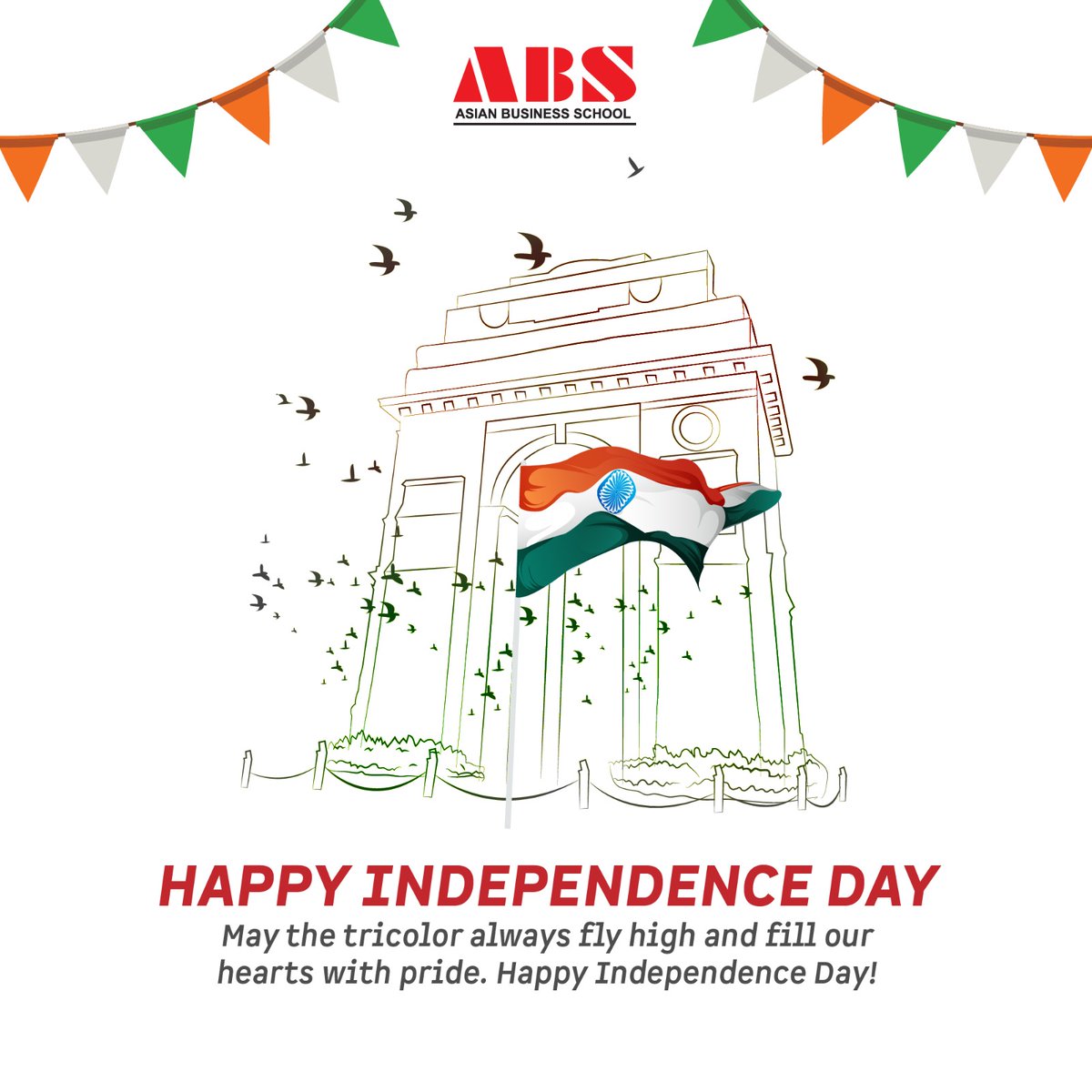 abs_noida's tweet photo. #ABS celebrates the rich heritage, diverse culture, and indomitable spirit that make India extraordinary. Let’s come together to cherish our freedom and work towards a future filled with peace and prosperity. Wishing everyone a proud and joyous #IndependenceDay!

#PGDM #MBA https://t.co/osqnp1WqmU
