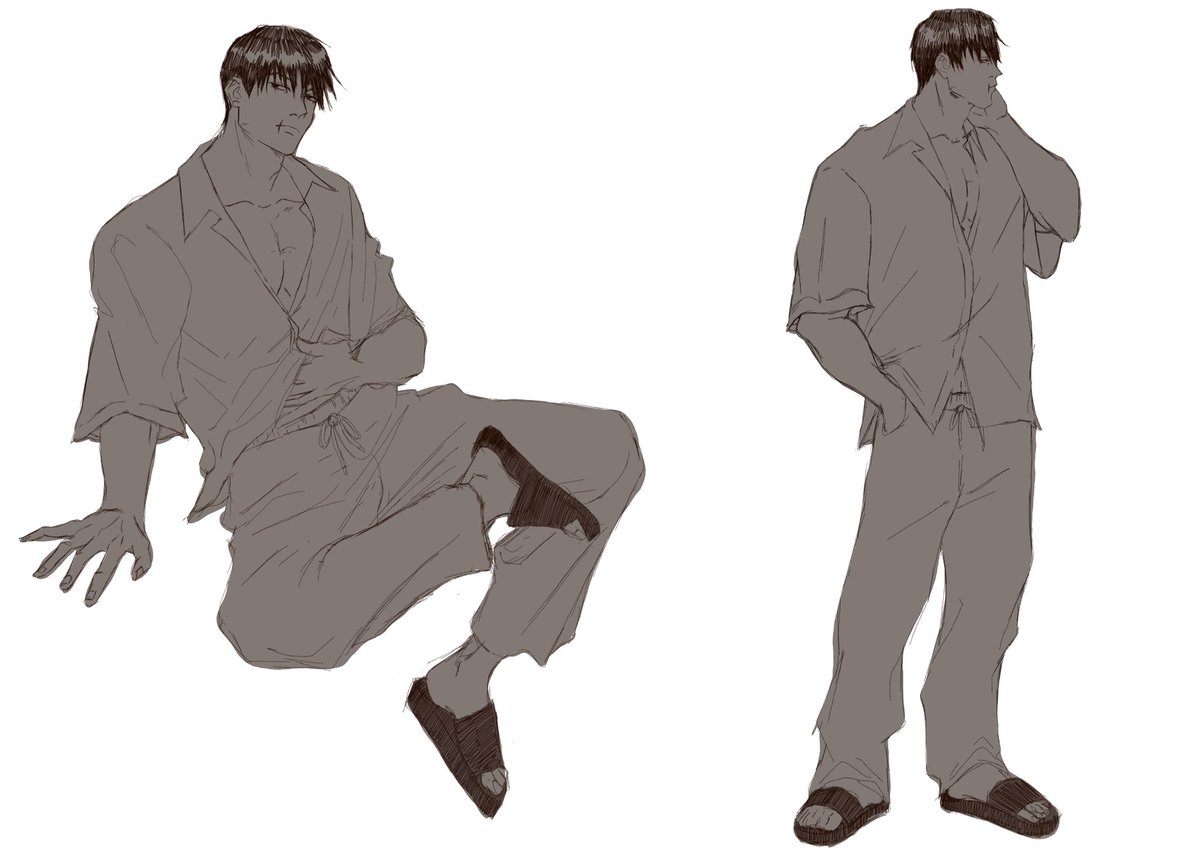 Some doodles of toji for u ;) #toji #TojiFushiguro #jjk