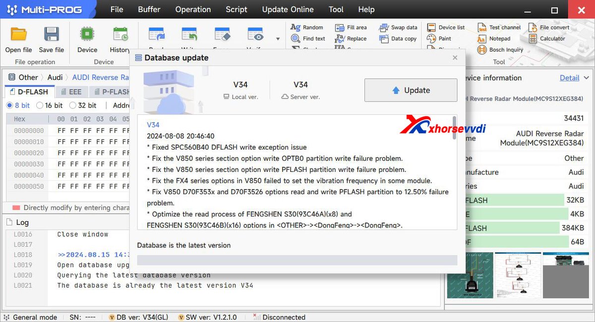 Xhorsevvdi's tweet image. #xhorse Multi Prog V34 Database Update 📣📣📣
dl.xhorse.com/product/multiP…
🟢 V34 Update Info 
+ Add Infiniti BCM(MC9S12XET512) option in &amp;lt;IMMOBILIZER&amp;gt;-&amp;gt;&amp;lt;Infiniti&amp;gt;-&amp;gt;&amp;lt;Infiniti&amp;gt;
+ Add BUICK GL8-FIRSTLAND BCM...
#multiprog #multiprogupdate #BCM #immobilier #accontrol