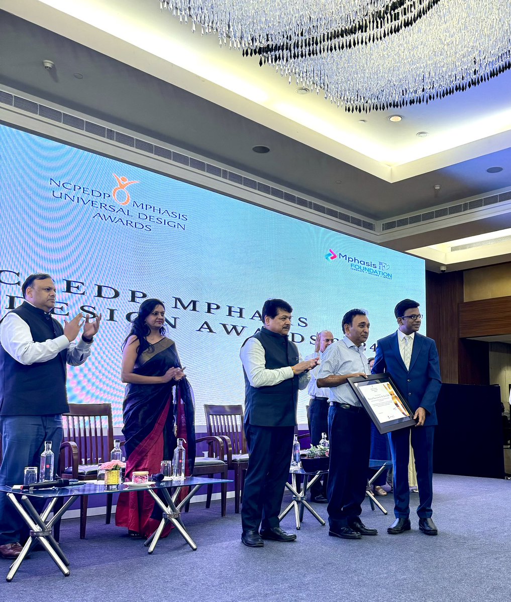 #UniversalDesignAwards2024

Huge shoutout to the <a href="/nabdelhionline/">NAB Delhi</a> for playing a leadership role  in empowering persons with visual impairment in India. They have launched several key initiatives that continue to transform lives and build a future where everyone is included

Many