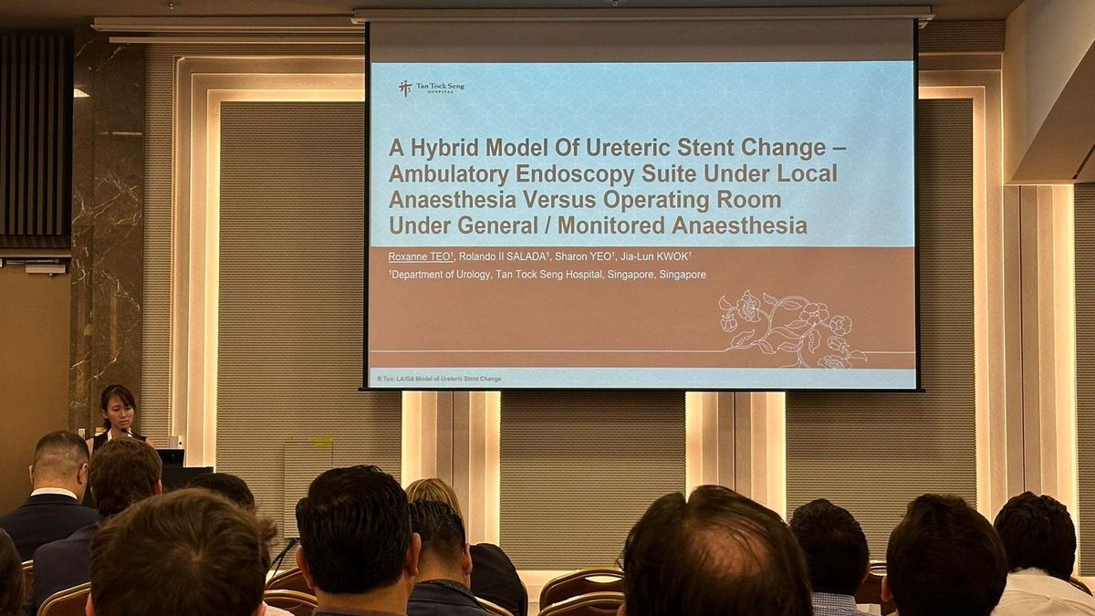 Jia-Lun Kwok (@jl_kwok) on Twitter photo #WCET24 <a href="/Endo_Society/">Endourological Society</a>
Great presentations by D Huned & R Teo👍
Strong work on Day Surgery PCNL, LA Stent change & Duplex kidney PCNL🙌
<a href="/yeowyy/">Yeow Yuyi</a>
Thanks to moderators including <a href="/DTzouMD/">David T. Tzou, MD</a> <a href="/PabloNContreras/">Pablo Contreras</a>! #WCET24 <a href="/Endo_Society/">Endourological Society</a>
Great presentations by D Huned & R Teo👍
Strong work on Day Surgery PCNL, LA Stent change & Duplex kidney PCNL🙌
<a href="/yeowyy/">Yeow Yuyi</a>
Thanks to moderators including <a href="/DTzouMD/">David T. Tzou, MD</a> <a href="/PabloNContreras/">Pablo Contreras</a>!