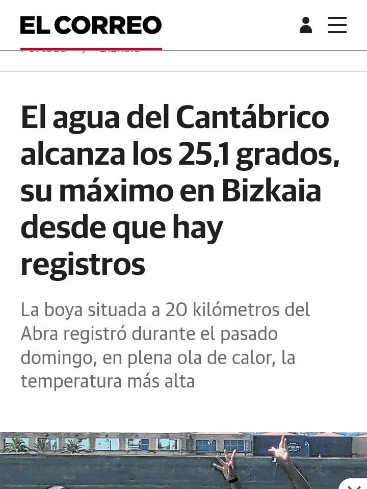 Mucho sé habla del mediterráneo pero aquí en el norte tampoco nos libramos.
Etorkizuna jokoan dekogu.
@AAretxaba
<a href="/amturiel/">Antonio Turiel</a> 
@conradodiaz22 
<a href="/bateko71/">Jesus maria veci-@veci@mastodon.social</a>