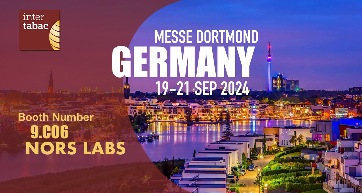 Chilem_Vape's tweet image. Nord Labs will be present on #InterTabac2024 in Messe Dortmond Germany with its premium #nicotine_pouches from 19-21 Sep. welcome to visit me at Booth 9.C06.
#NorsLabs #XPEP #NicotinePouch #SmokeFree #AllWhitePouch #AllWhitePortion #NicoctinePods