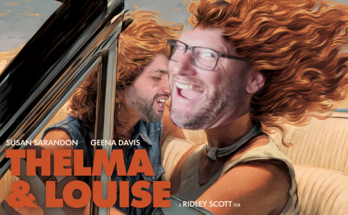 Septic_Sauce's tweet image. BREAKING: I&apos;m proud to announce that @Colteastwood and I are going to be the lead actors in the remake of Thelma and Louise #reversedei #forza