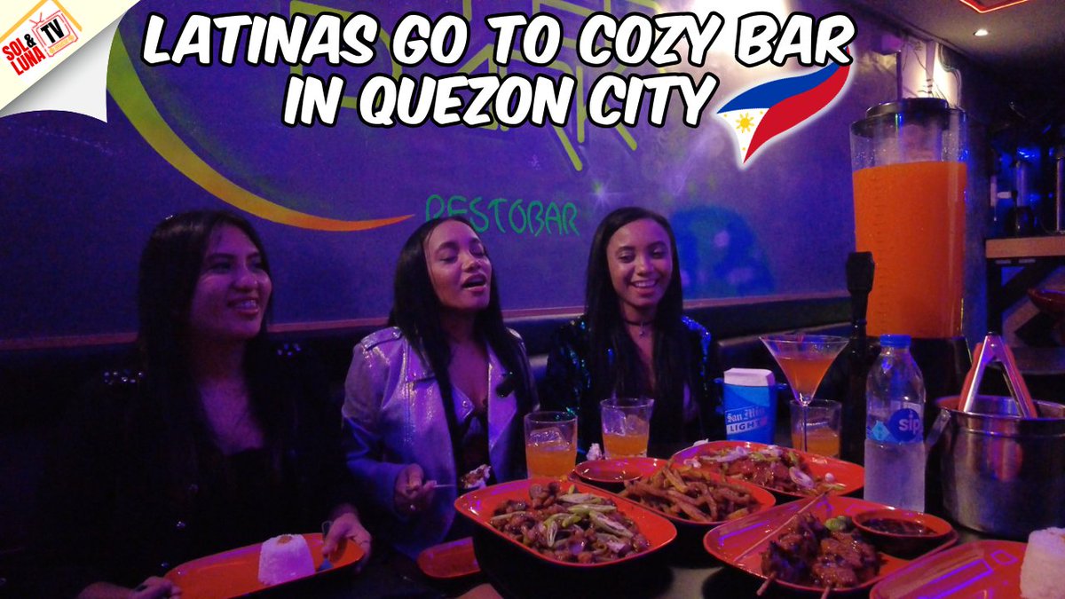 SolLunaTv's tweet photo. Check out our night out at After Dark in Quezon City! We tried delicious Filipino dishes like sisig, BBQ, and the famous Weng Weng cocktail. Don't miss this tasty adventure! ๐ต๐ญ๐ฝ๏ธ๐ฅ
๐https://t.co/WRPrJHKGqR
#Philippines #QuezonCity #FilipinoFood #Nightlife #SolAndLuna https://t.co/gUZGp0FU21