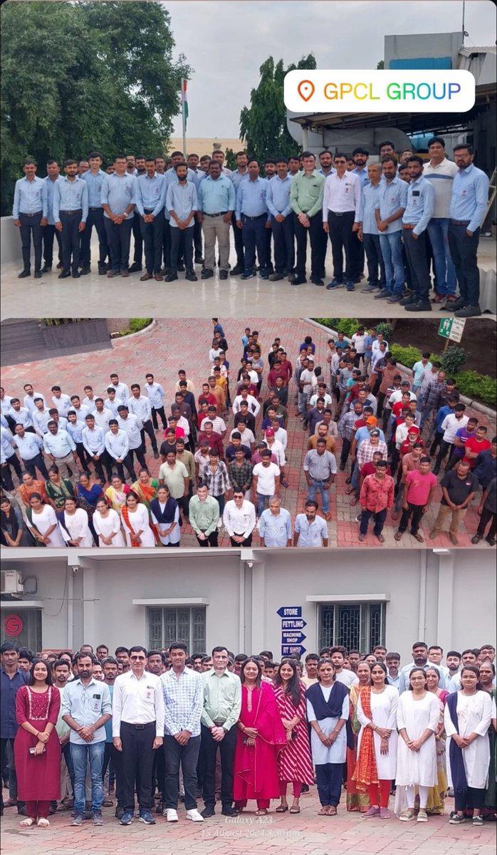 GpclGroup's tweet photo. Independence Day Celebration at GPCL GROUP
#IndependenceDay #JaiHind #ProudToBeIndian #Team
https://t.co/aDtf1Lc9IM
#SteelCasting #sandcasting #investmentcasting #Lostwaxcasting
#Stahlguss #Sandguss #Feinguss #valve #Valvecasting #Pump #Export #Cncmachining #Machinshop ๐ฎ๐ณ https://t.co/lCZdl0F51t