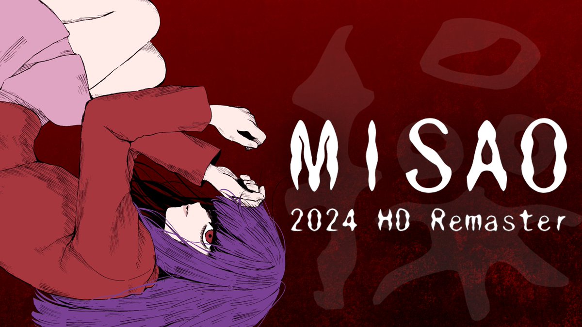 Misao - 2024 HD Remaster is now available on Steam.

The horror adventure classic Misao has been reborn with an HD remaster update!

Explore the twisted school overrun by horrors with updated graphics and new exploration features.

store.steampowered.com/app/691450/