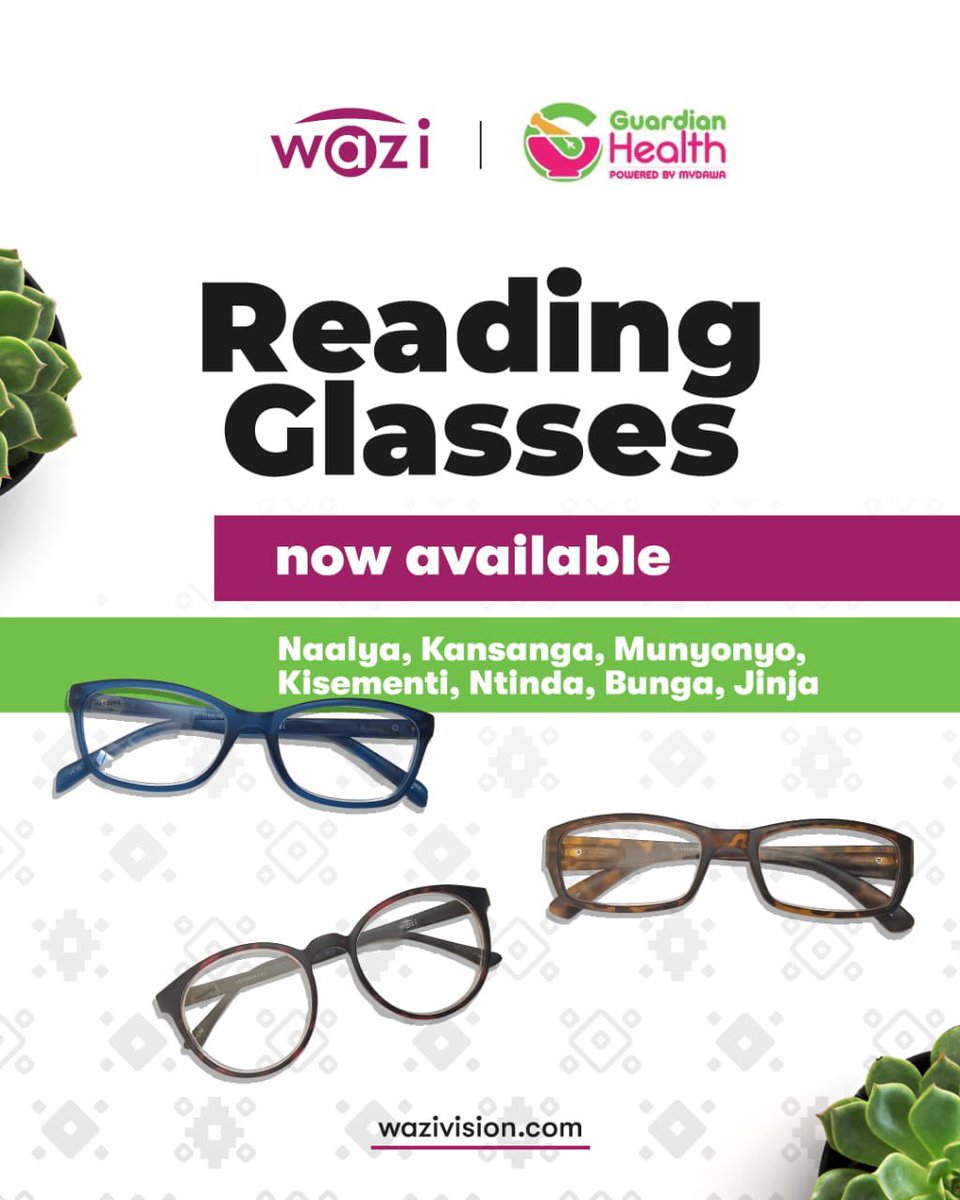 GHLPharmacy's tweet image. We are proud to announce our partnership with @waziglasses , a collaboration that seeks to make Wazi’s affordable and high quality glasses more accessible, to improve eye care health for all.