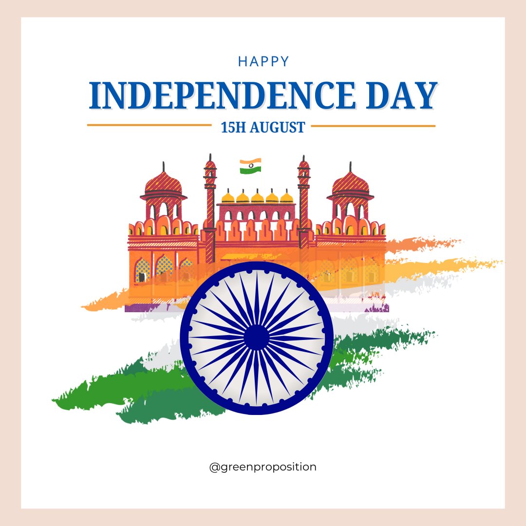 🇮🇳 Celebrating India's Independence Day 🇮🇳

#IndependenceDay #IndiaAt78 #greenproposition