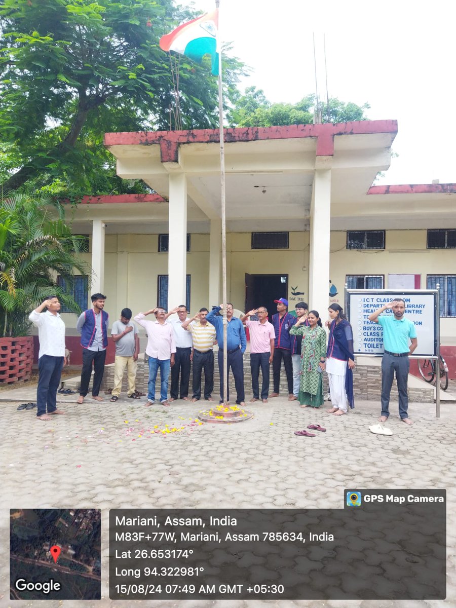 NSS Unit, Mariani College, Jorhat, Assam tweet media