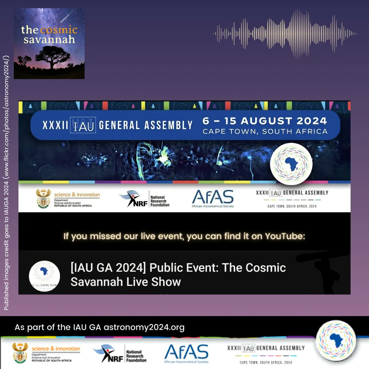 The Cosmic Savannah (@cosmicsavannah) on Twitter photo Live Show Recap Part 1: Audience
We would also like to thank everyone who attended the show in person and virtually.
Published images credit goes to <a href="/astronomy2024/">IAU GA 2024 🌍</a>
#astronomy #iau #iau2024 #cosmic #podcast #live #event #host #capetown #africa #astronomy2024 Live Show Recap Part 1: Audience
We would also like to thank everyone who attended the show in person and virtually.
Published images credit goes to <a href="/astronomy2024/">IAU GA 2024 🌍</a>
#astronomy #iau #iau2024 #cosmic #podcast #live #event #host #capetown #africa #astronomy2024