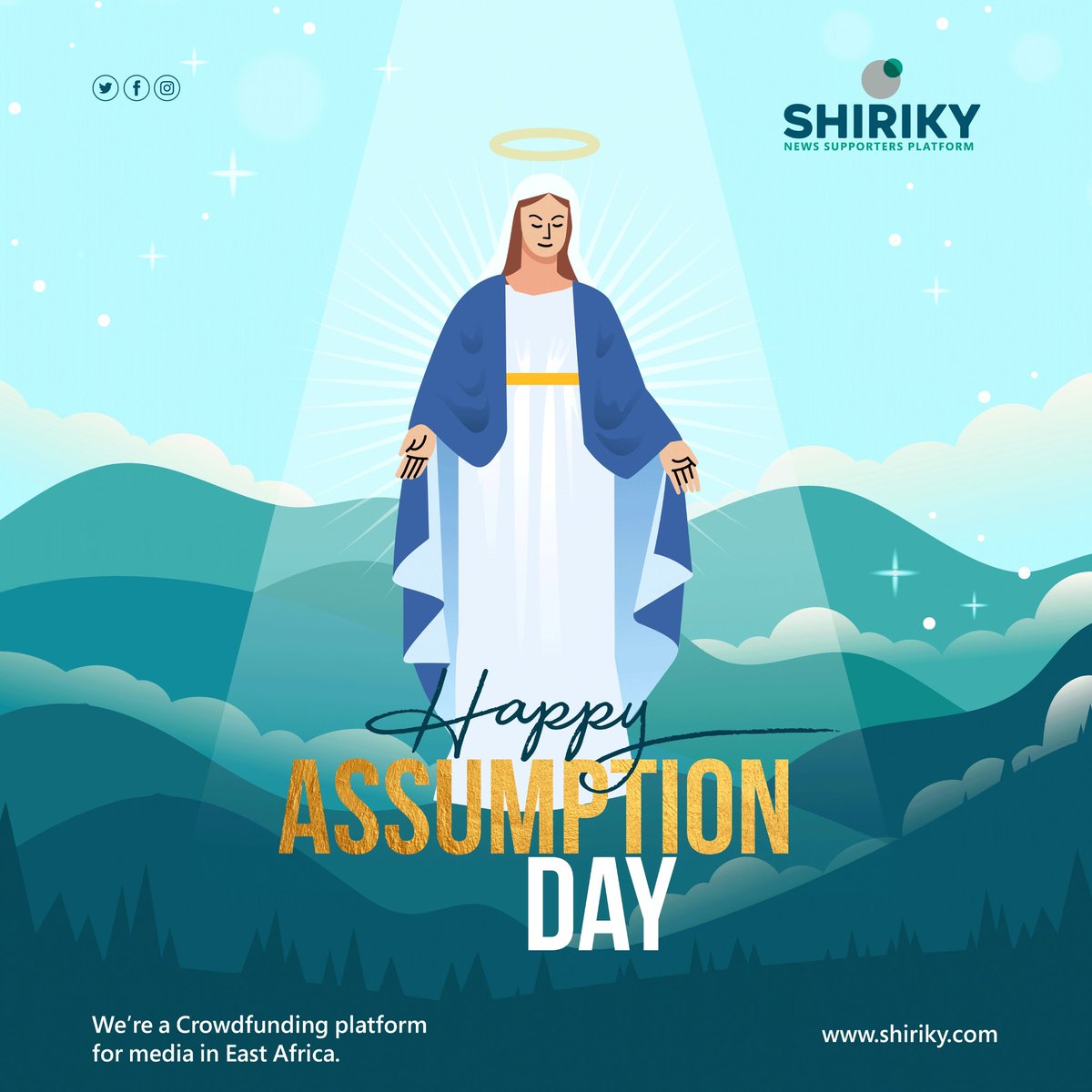 shirikyapp's tweet photo. Happy Assumption Day to the entire Catholic community of Burundi and the world
#Burundi #happyassumption #Assumption #assumptionday #Abatwip #shiriky https://t.co/kPK36ixdHv