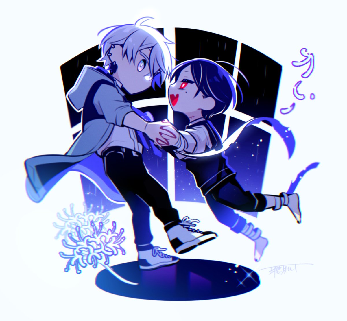 「「死んでもずっと友だち!」#幽不A 」|鴉月ルイ◆単行本発売中のイラスト