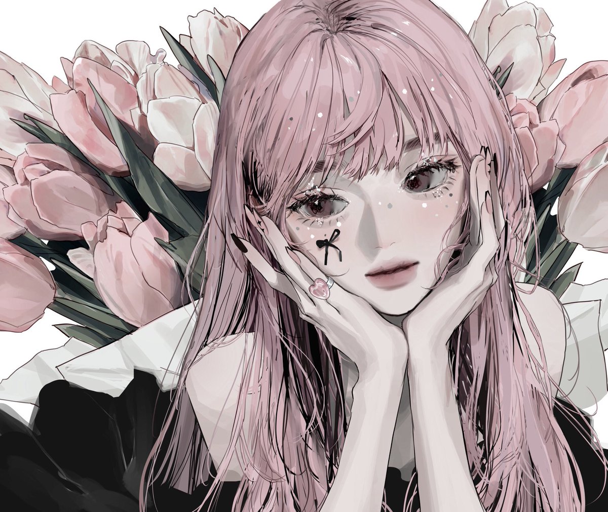 kirochy_00's tweet photo. 🎀🖤 https://t.co/NT9gOXEJXJ