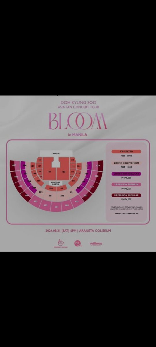 BenalYay's tweet photo. WTS LFB BLOOM IN MANILA DAY 1 TICKET

• VIP section 106 row 7 seat 9
• ₱13,950 (og price)
• e-tix only
• payo

rfs: got desired seat on day 2

dm me

🏷️ #BloomInManila doh kyungsoo https://t.co/K8LyZ8xVfE