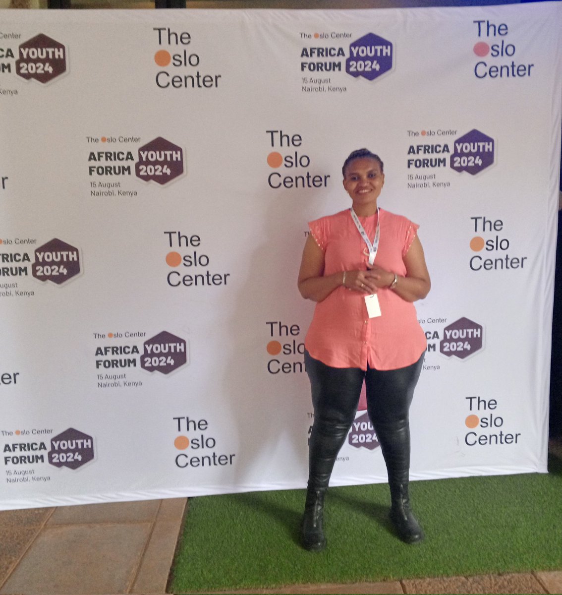 Attending the Africa Youth Forum.
#Youthforum2024 
<a href="/oslocenter/">The Oslo Center</a>