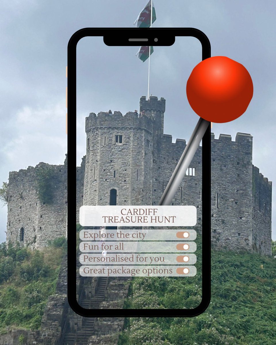 Henhunts's tweet image. Looking for an activity for your Cardiff Hen party, look no further than a HenHunt.

Perfect for:
- Team Activity
- Getting to know Cardiff
- Getting everyone involved
- All ages and abilities

buff.ly/3X2yTIs

#HenHunts #HenHunt #Cardiff #Wales #CardiffHenHunt #Dragon