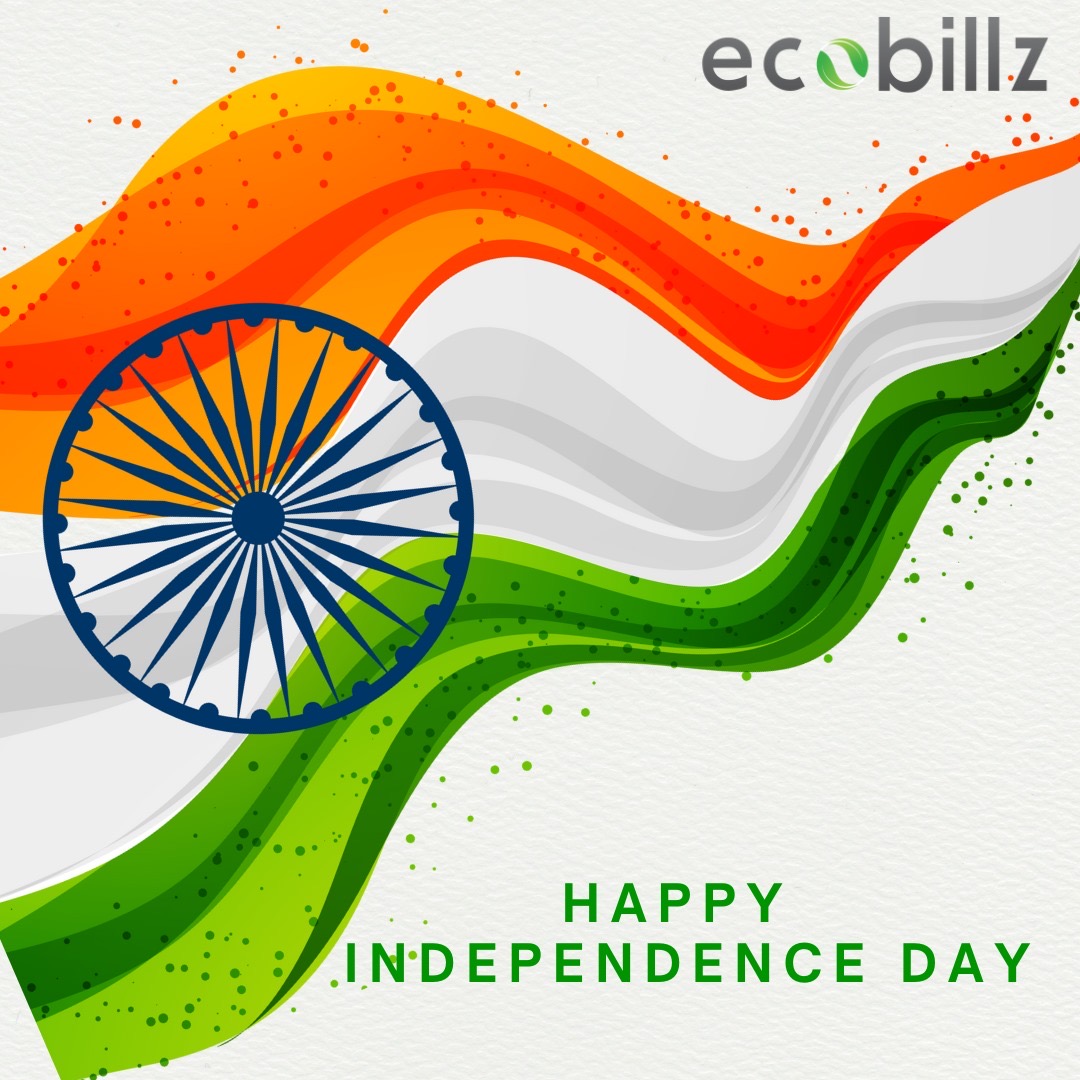 ecobillz's tweet photo. Happy Independence Day Everyone! #indiaindependenceday #15august2024 #digitization #ecobillz https://t.co/qwdkxqTdyB