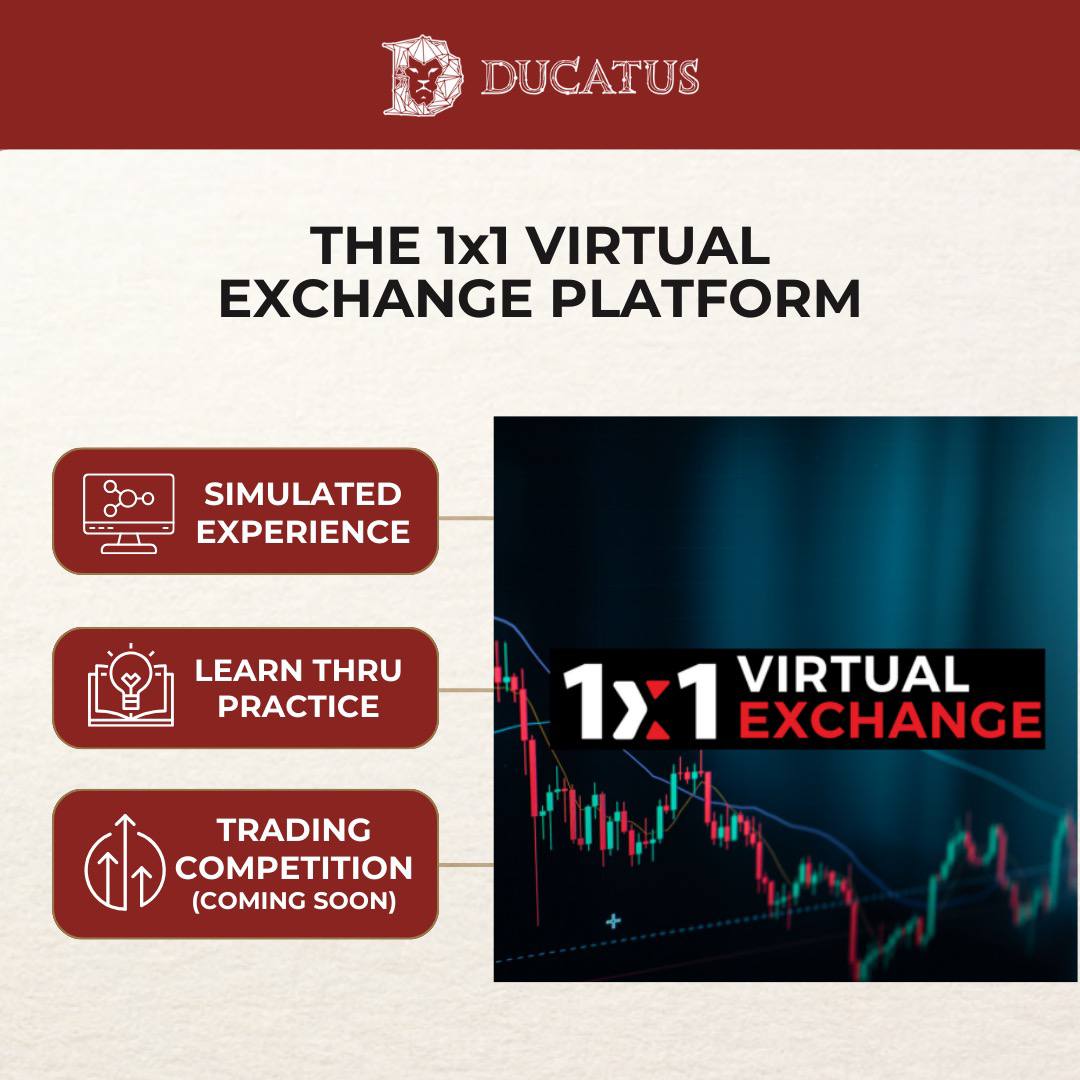 DucatusX's tweet photo. Hey, Lions! In our poll yesterday, 50% of the respondents consider themselves to be novices in crypto trading. We know it can be daunting. That’s why we created the 1x1 Virtual Exchange to simulate the crypto trading experience. https://t.co/8y65CZwhzy