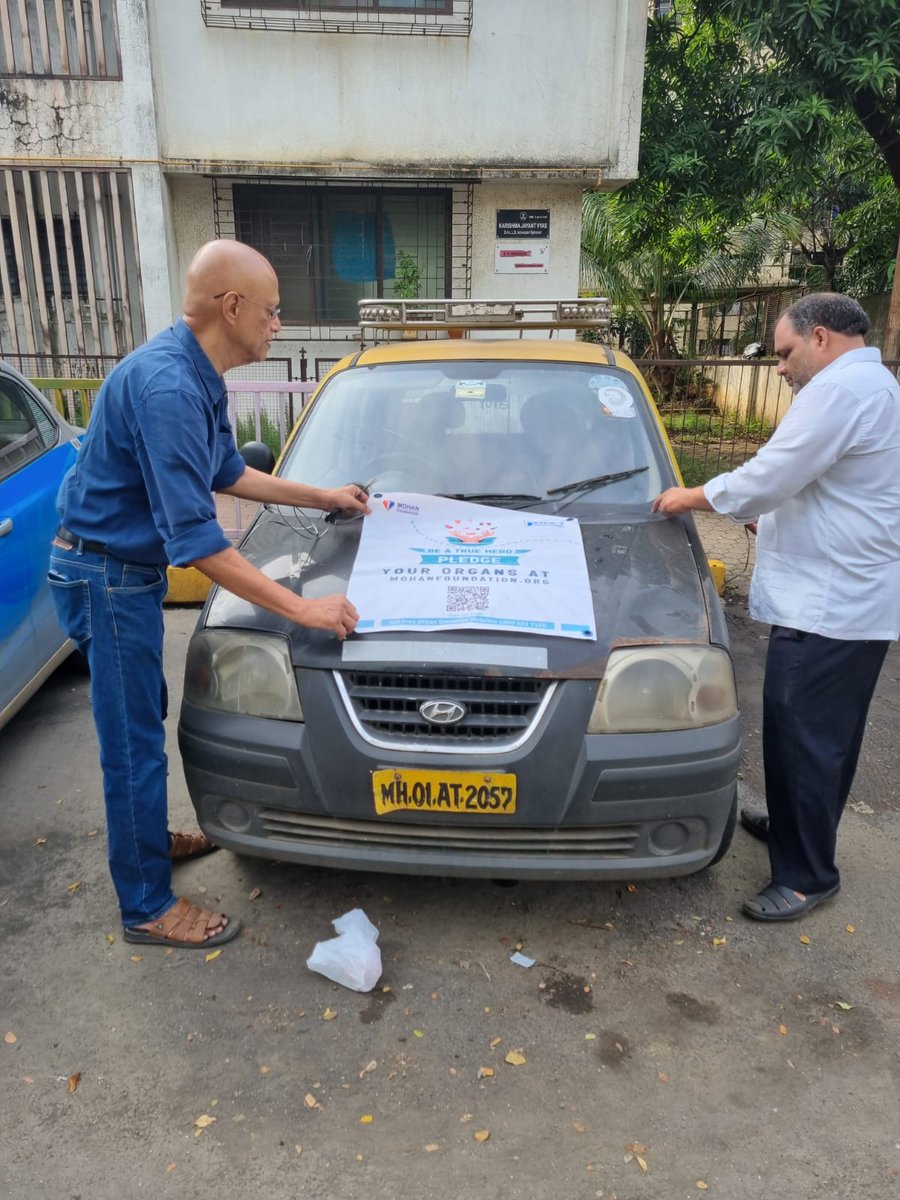 Chandra12962937's tweet image. The Thane Healthcare Circle did an event on Organ Donation drive among auto drivers and cool cabs.

Spreading awareness through many measures.

#OrganDonation #SpreadingAwareness