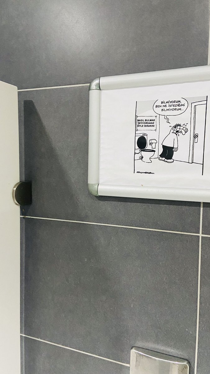 Yer: Tuvalet 😂

<a href="/selcukerdem/">Selçuk Erdem</a>