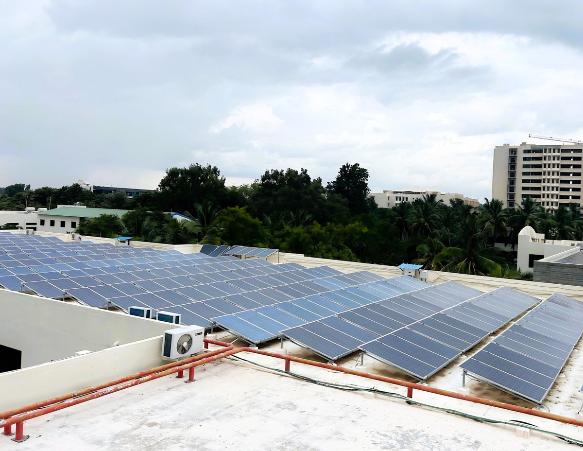 solaxpower's tweet image. #SolaXCase 😎Thrilled to share the successful installation of #SolaX C&amp;amp;I #StringInverter 𝐗𝟑-𝐌𝐄𝐆𝐀 𝐆𝟐 𝟔𝟎𝐤𝐖 at NMIT Engineering college, #Bangalore, #India.
