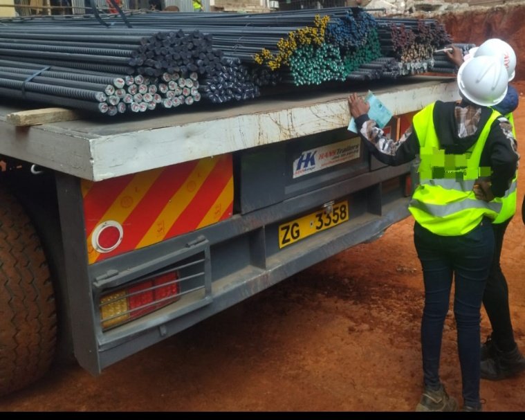 CPM_KAWEMBA's tweet image. Small tip: Each time materials are delivered on site, compare the delivery note to the purchase order to verify order vs delivery then go the extra mile to count all the pieces delivered whilst conducting quality checks. Any deformed pieces immediately returned to the supplier.