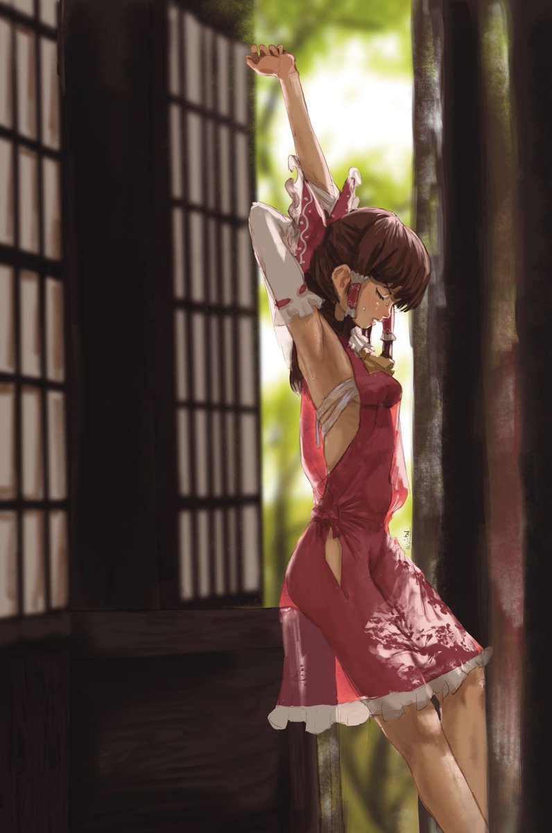 pictsel's tweet photo. #博麗霊夢 #東方Project https://t.co/gP2ZRWuoaO