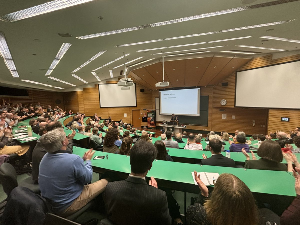 Brilliant inaugural lecture by Professor <a href="/drdeanknight/">ᴅʀ ᴅᴇᴀɴ ᴋɴɪɢʜᴛ</a>, where he spoke about his origins in Manawatū, judicial review and a fourth ‘integrity’ branch of government!