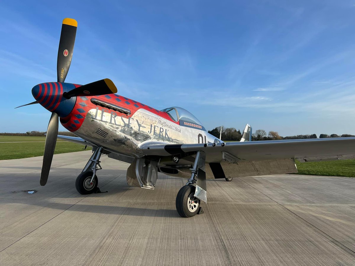 Mike Ling (@mikelingpilot) on Twitter photo Another day, another warbird! Very privileged to fly this beautiful machine yesterday, P-51 (CA-18) Mustang ‘Jersey Jerk’. Amazing to see the development in technology from the Spitfire to this in just a few years. A very different machine but a true delight
📷: <a href="/DarrenHarbar/">Darren Harbar Photography</a> Another day, another warbird! Very privileged to fly this beautiful machine yesterday, P-51 (CA-18) Mustang ‘Jersey Jerk’. Amazing to see the development in technology from the Spitfire to this in just a few years. A very different machine but a true delight
📷: <a href="/DarrenHarbar/">Darren Harbar Photography</a>
