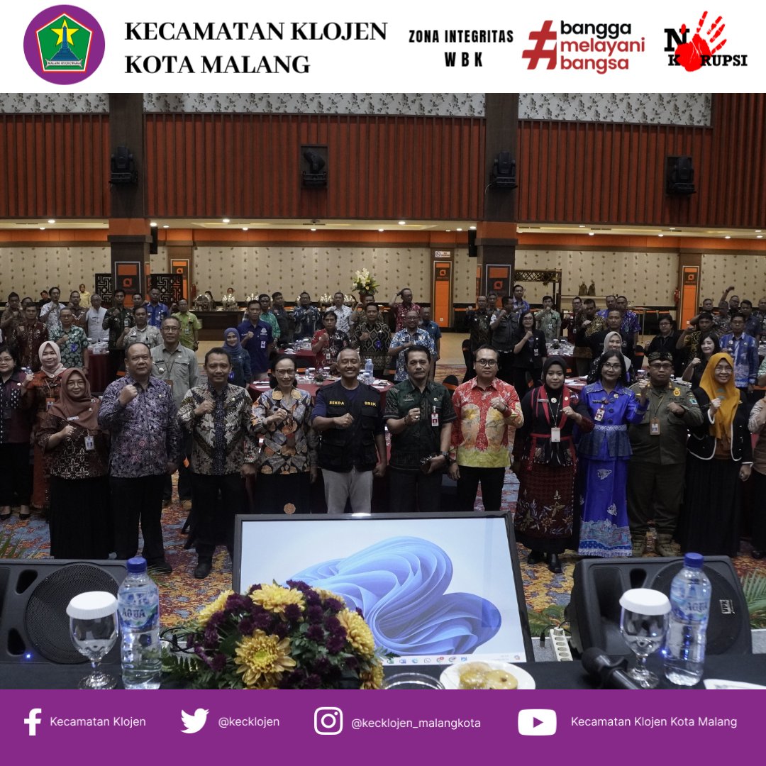 kecklojen's tweet photo. Kegiatan yang diselenggarakan oleh Bagian Pemerintahan Kota Malang dibuka langsung oleh Sekda Kota Malang bapak Erik Setyo Santoso, S.T.,M.T https://t.co/D7pkgxo4eI