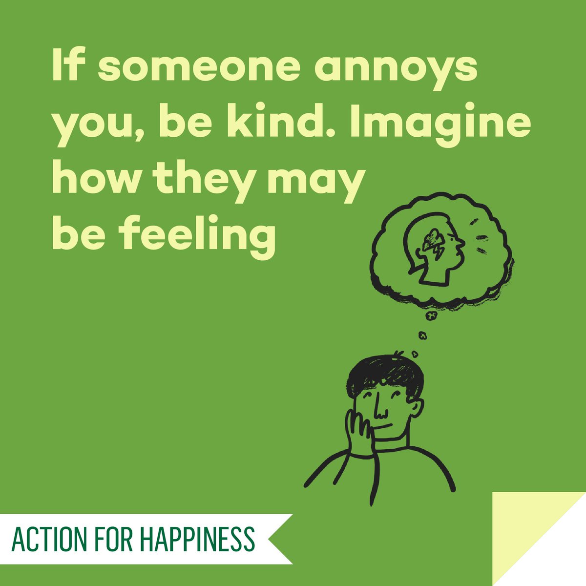 Altruistic August - Day 15: If someone annoys you, be kind. Imagine how they may be feeling actionforhappiness.org/altruistic-aug… #AltruisticAugust