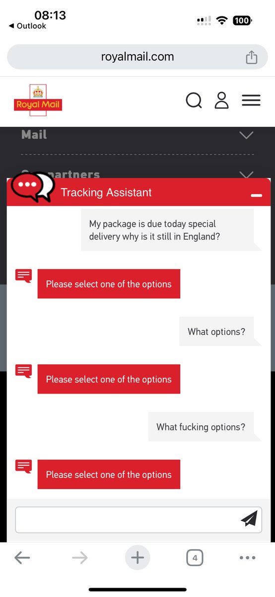 Sssssooozi 🤪 (@sxcpins09) on Twitter photo When you try and get your medication on time.. paid for next day special delivery. <a href="/RoyalMail/">Royal Mail</a> I want my medication today please. Your chat needs an update as well because what options? I’m not a patient person when it comes to my medication understandably!!!! When you try and get your medication on time.. paid for next day special delivery. <a href="/RoyalMail/">Royal Mail</a> I want my medication today please. Your chat needs an update as well because what options? I’m not a patient person when it comes to my medication understandably!!!!