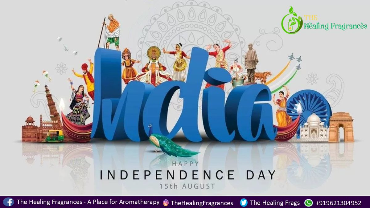 TheHealingFrags's tweet photo. Today, as we celebrate the 78th year of India's independence, we at The Healing Fragrances honor the spirit of freedom &amp; resilience that defines our great nation. Just as our essential oil blends bring harmony and healing to the body and mind.
#IndependenceDayIndia2024 https://t.co/eS1ZW11qjz