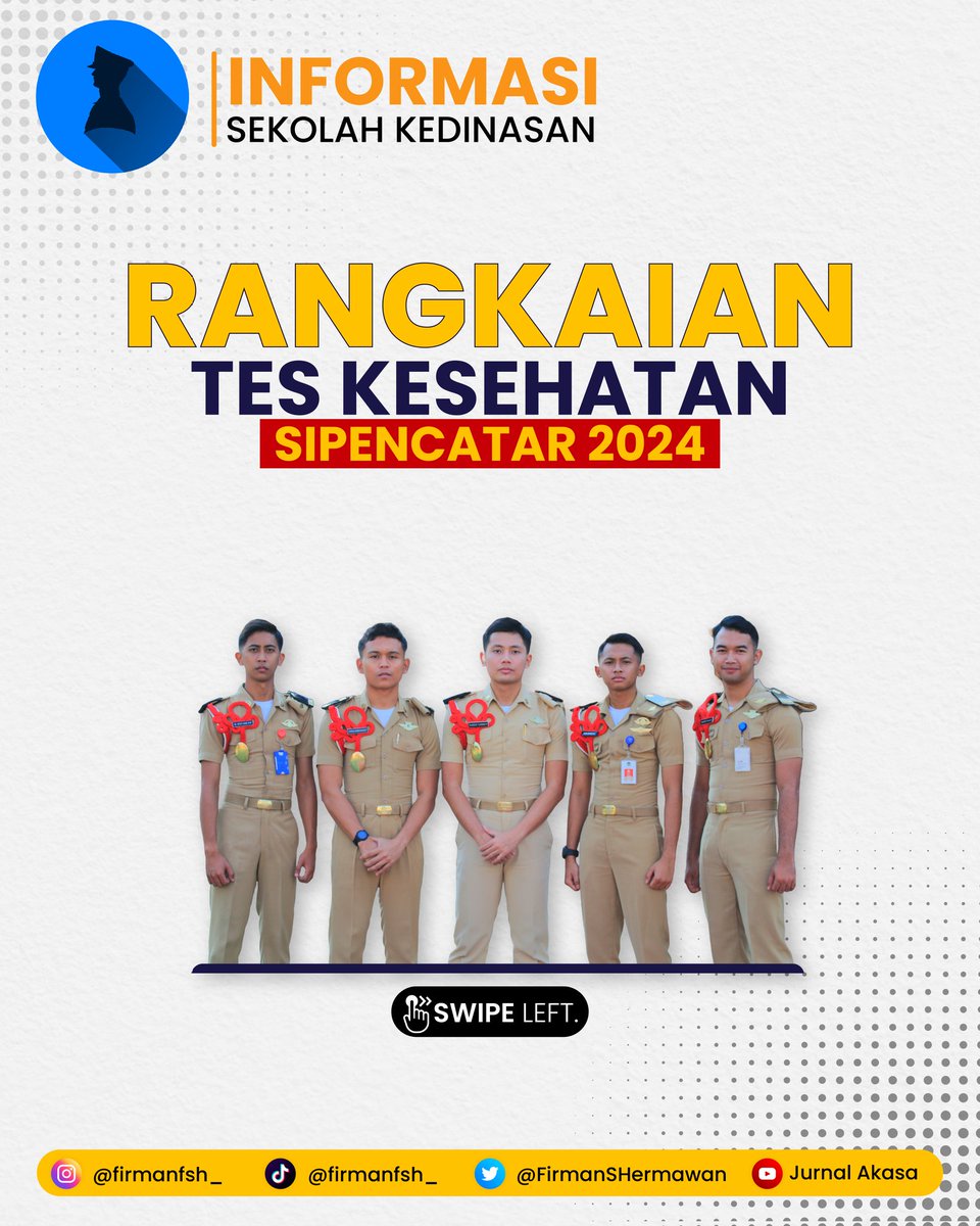 FirmanSHermawan's tweet photo. Sudah siap menghadapi Tes Kesehatan?? Sudah yakin dengan kesehatanmu saat ini??

#jurnalakasa #sipencatar2024 #sekolahkedinasan #sipencatar https://t.co/A3ioe9Tp4n