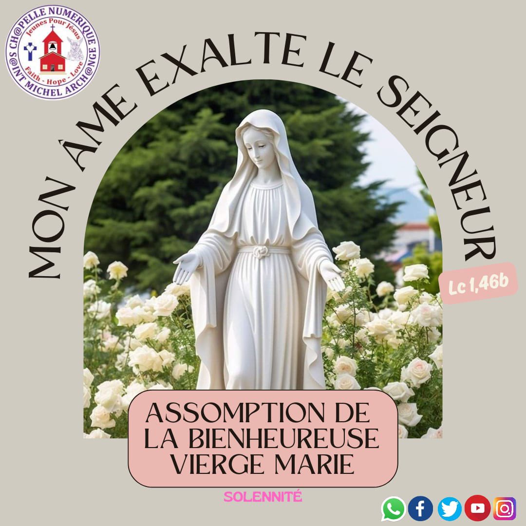 CNSMAr's tweet photo. #assomption #Marie #Jesus #JeunesPourJesus https://t.co/KN5nhBEgOl