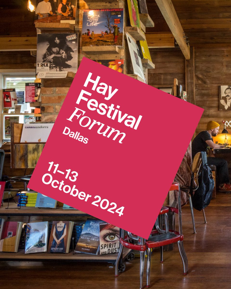 Are you ready, Texas?

Hay Festival Forum Dallas is back and bigger than ever with events all over the city, 11–13 October. 

Coming soon hayfestival.org/dallas