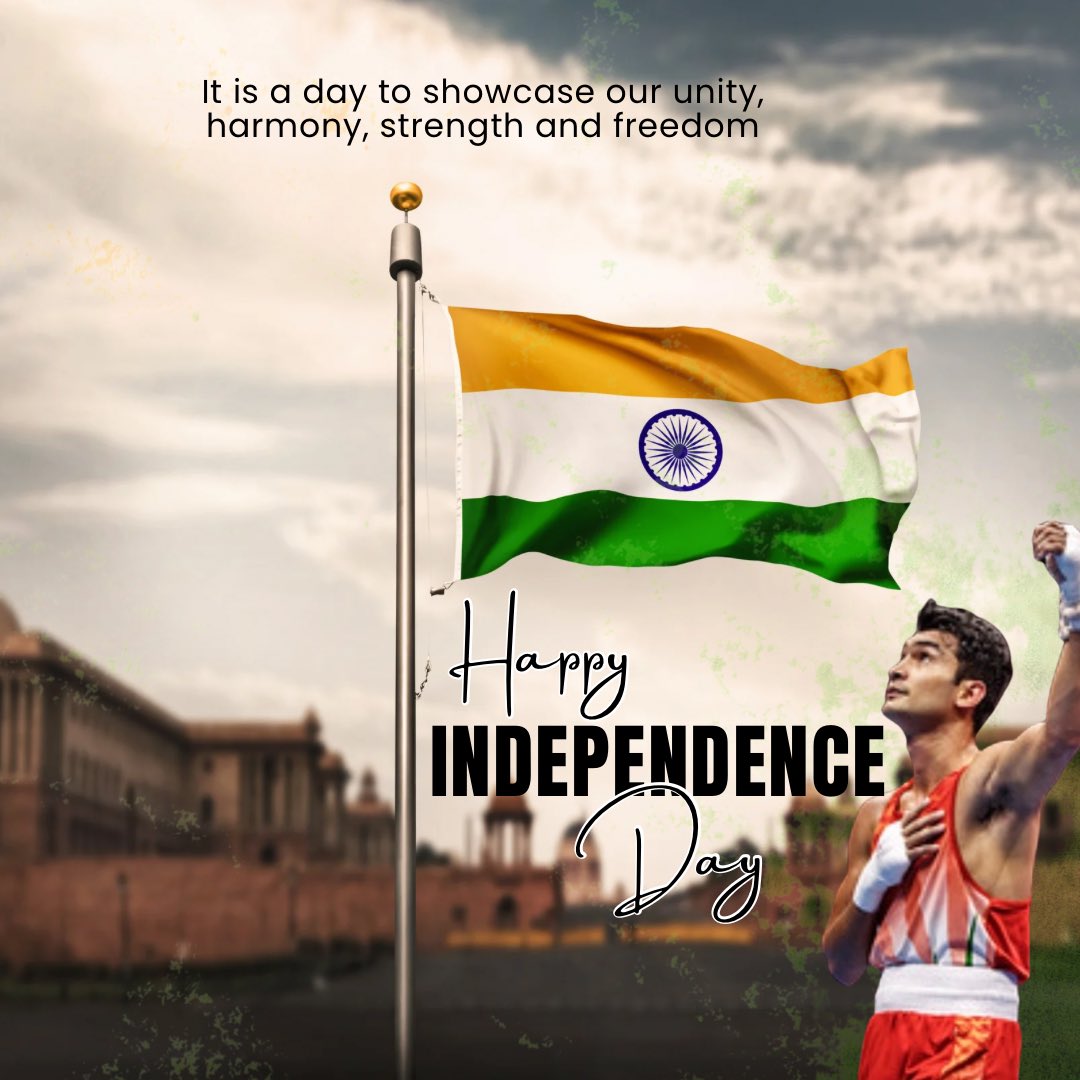 As we celebrate the 15th of August, let us honor the sacrifices of our brave heroes and cherish the freedom they fought for. May our nation continue to soar high, shining as a beacon of hope, unity, and strength. Jai Hind! 

#HappyIndependenceDay  🇮🇳