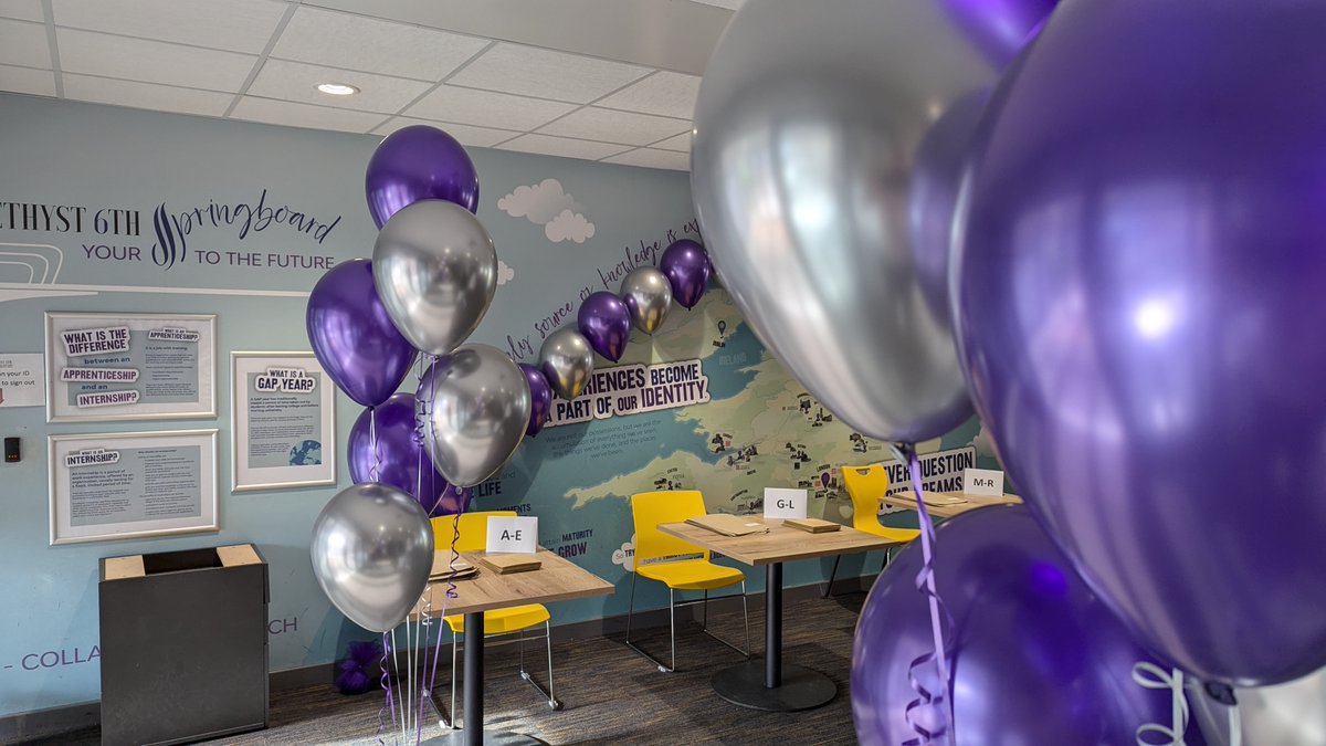 Ready and waiting for our A Level and Vocational studies students to collect their results! #alevels