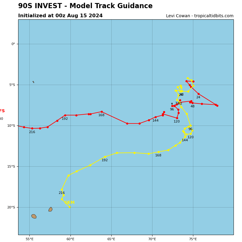LimWeather's tweet photo. #Invest90S in SWIO has a medium chance to become a TC in 5 days! Forecasted by #GFS and #ECMWF ensembles to head S and then W or WSW hence interests in #Reunion,#France,#Mauritius and #Madagascar should watch closely!
#Wxtwitter #wxx #tropciswx #cyclone #Ancha #90S #CycloneAncha https://t.co/dMheLkieKN