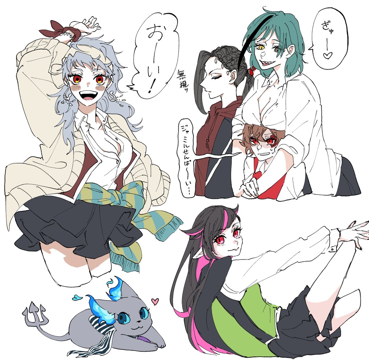 にょた描くのめちゃめちゃ楽しかったです
⚠にょた、女体化 