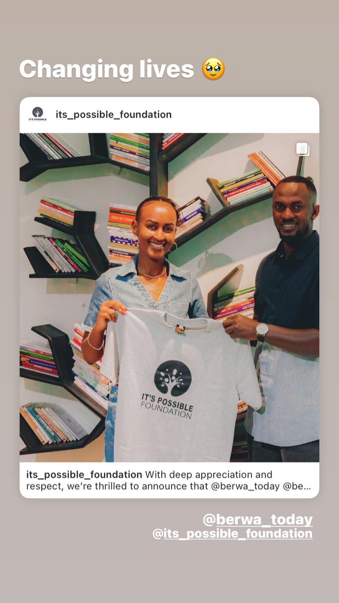 With deep appreciation and respect, we're thrilled to announce that @berwa_today @berwa_mentality has committed to donating over 400 shoes to our "One Shoe per Child" campaign! Thank you, Berwa, for making such an impact in the lives of these children.

📍Kamonyi
🗓️September