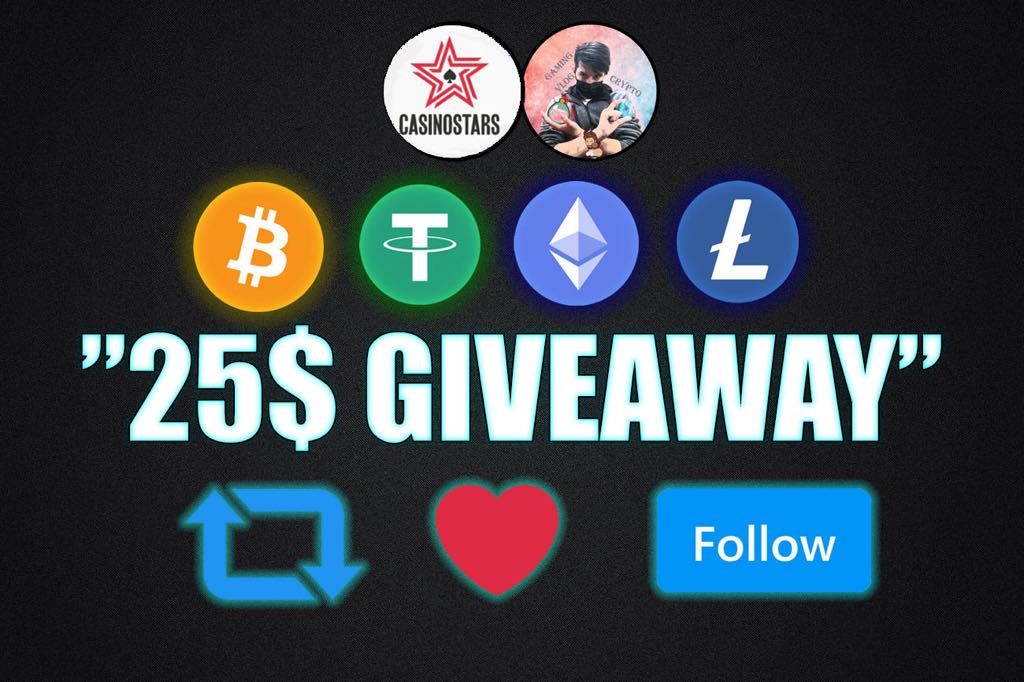 ScrapyCoCoTV's tweet photo. 🔥25$ GIVEAWAY 🔥

✅Retweet &amp; Like 
✅Follow @casinostarsio, @ScrapyCoCoTV
✅Tag 2 friends

Rolling 48 hours!
Via Picknava app!
Goodluck and Godbless Everyone! https://t.co/BRQMW5G3Fr