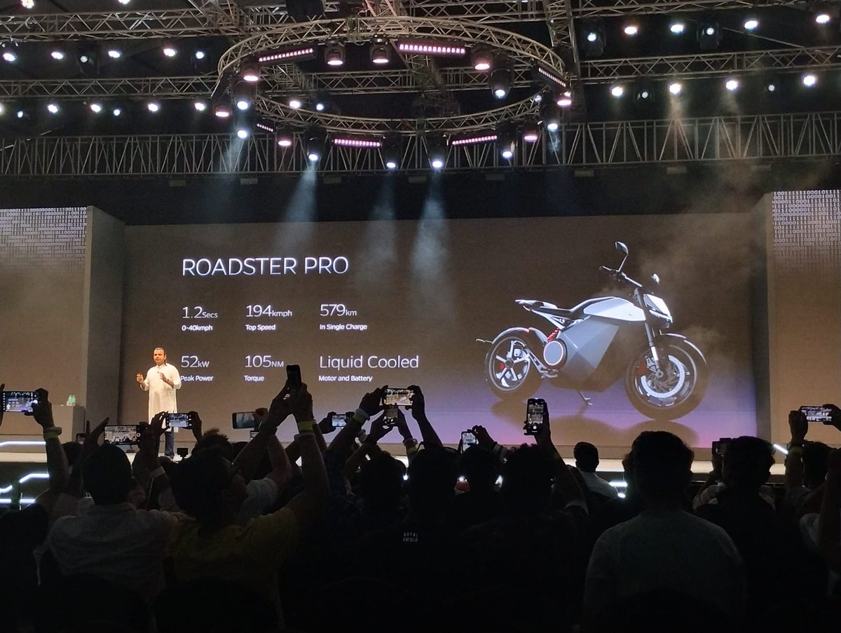 ETtech's tweet photo. #Ola introduced new #Roadstarseries
#OlaElectic https://t.co/Eg8a2S7sTZ